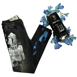 Industrial Indigo NWT Black Wash Skinny Jeans Waist 30